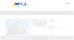 Desktop Screenshot of inforisktoday.com